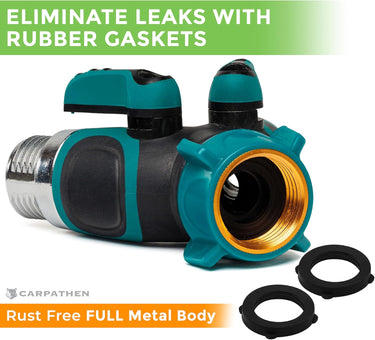 Eliminate leaks with rubber gaskets